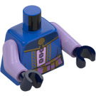 LEGO Blå Alv Trollmann Minifigur Overkropp (973 / 76382)