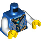 LEGO Bleu Ewald gold armour no chi Torse (973 / 76382)