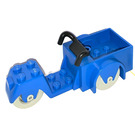 LEGO Blauw Fabuland Tricycle met Licht Grijs Wielen