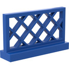 LEGO Blu Recinzione 1 x 4 x 2 Lattice (3185)