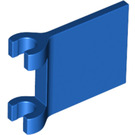 LEGO Blauw Vlag 2 x 2 met uitlopende rand (80326)