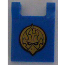 LEGO Blue Flag 2 x 2 with gold eagle emblem on each face Sticker without Flared Edge (2335)