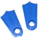 LEGO Blauw Flippers aan Sprue (2599 / 59275)