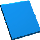 LEGO Blue Glass for Window 4 x 4 x 3 (4448)