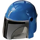 LEGO Bleu Casque avec Côtés des trous avec Mandalorian Décoration (3807 / 106133)