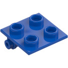 LEGO Modrá Závěs 2 x 2 Horní (6134)