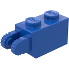 LEGO Blue Hinge Brick 1 x 2 Locking with 2 Fingers (Vertical End) (30365 / 54671)