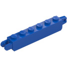 LEGO Blå Hængsel Klods 1 x 6 Låsning Dobbelt (30388 / 53914)