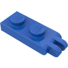 LEGO Blau Scharnier Platte 1 x 2 mit 2 Stubs und Solide Bolzen Solide Stollen
