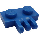 LEGO Blue Hinge Plate 1 x 2 with 3 Stubs (2452)