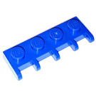 LEGO Blå Hengsel Plate 1 x 4 med Bil Tak Holder (4315)