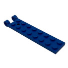 LEGO Blue Hinge Plate 2 x 8 Legs (3324)