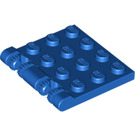 LEGO Bleu Charnière assiette 4 x 4 Verrouillage (44570 / 50337)