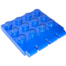 LEGO Blu Cerniera Piastra 4 x 4 Veicolo Tetto (4213 / 30001)