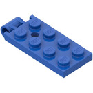 LEGO Blau Scharnier Platte oben (73098)