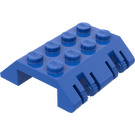 LEGO Blauw Scharnier Helling 4 x 4 (45°) (44571)