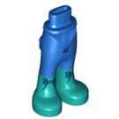 LEGO Blauw Heup met Pants met Green Boots (100946)