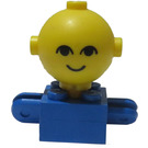 LEGO Blue Homemaker Figure with Yellow Head