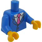 LEGO Blue Homer Minifig Torso (973 / 88585)