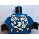 LEGO Blauw Hydronaut 3 Torso (973)