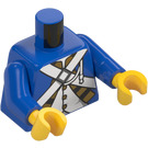 LEGO Niebieski Imperial Żołnierz Minifigurka Tułów (973 / 76382)