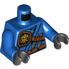 LEGO Blå Jay Minifigur Overkropp (973 / 76382)