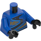 LEGO Azul Jay Minifigura Torso (973 / 76382)