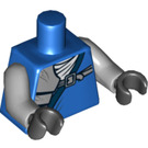 LEGO Blauw Jay ZX Torso (76382 / 88585)