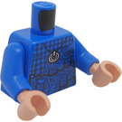LEGO Bleu Kathi Dooley - Before Makeover Minifig Torse (973 / 76382)