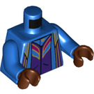 LEGO Blå Kingsley Shacklebolt med Blå Hat og Dragt Minifig Torso (973 / 76382)