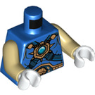 LEGO Blau Laval mit Perlgold Schulter Armour, Dark Blau Umhang, und Chi Torso (973 / 76382)