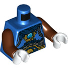 LEGO Blue Lavertus with Pearl Gold Armour Minifig Torso (973 / 76382)