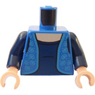 LEGO Blå Lily Potter Minifigur Kropp (973)