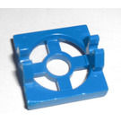 LEGO Blue Magnet Holder Tile 2 x 2 with Tall Arms and Deep Notch (2609)