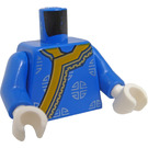 LEGO Niebieski Człowiek W Traditional Chinese Strój Minifigurka Tułów (973 / 76382)