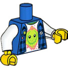 LEGO Blå Mateo Minifigur Kropp (973)