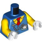 LEGO Bleu Mickey Mouse - Bleu Suit Minifig Torse (973 / 76382)