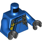 LEGO Azul Minifigura Torso (973 / 76382)