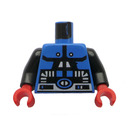 LEGO Bleu Minifigurine Torse Espacer Spyrius avec Noir Bras et Rouge Mains (973)