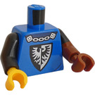 LEGO Blau Minifigur Torso mit Schwarz und Siver Falcon (973 / 84490)