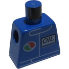 LEGO Blau Minifigur Torso ohne Arme mit Octan Logo und OIL Deko (973)