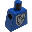 LEGO Bleu Minifig Torse sans bras avec Argent et Noir Eagle dans Bouclier (973)