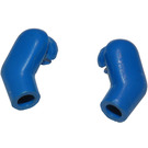LEGO Blue Minifigure Arms (Left and Right Pair)