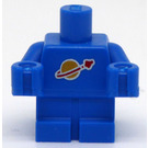 LEGO Blauw Minifigure Baby Lichaam met Classic Ruimte logo