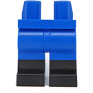 LEGO Blue Minifigure Hips and Legs with Black Boots (21019 / 77601)