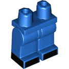 LEGO Blau Minifigure Hüften und Beine mit Continuous Schwarz Feet (3815 / 53291)