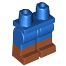 레고 파란색 미니피규어 엉덩이와 다리 ~와 함께 다크 오렌지 Boots (21019 / 77601)