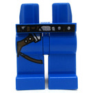 LEGO Blue Minifigure Hips and Legs with Gunbelt Pattern (48335 / 84418)