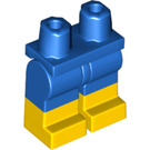 LEGO Blau Minifigure Hüften und Beine mit Gelb Boots (21019 / 79690)