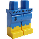LEGO Blau Minifigure Beine mit Clothes im Rags destroyed Trouthers of Shipwreck (3815)